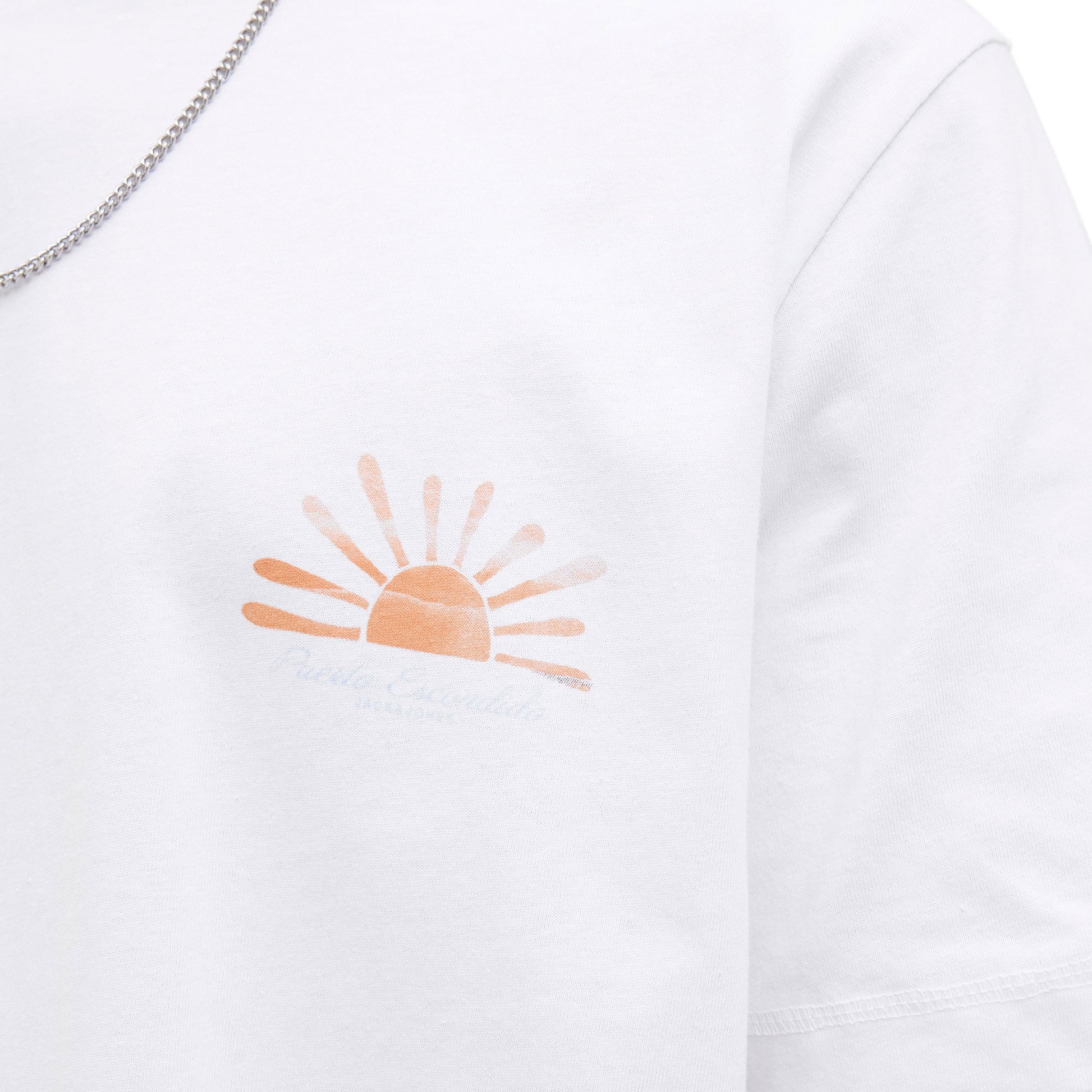 Jack & Jones Canggu Summer Picture Tee SS Bright White  - 12277229BW