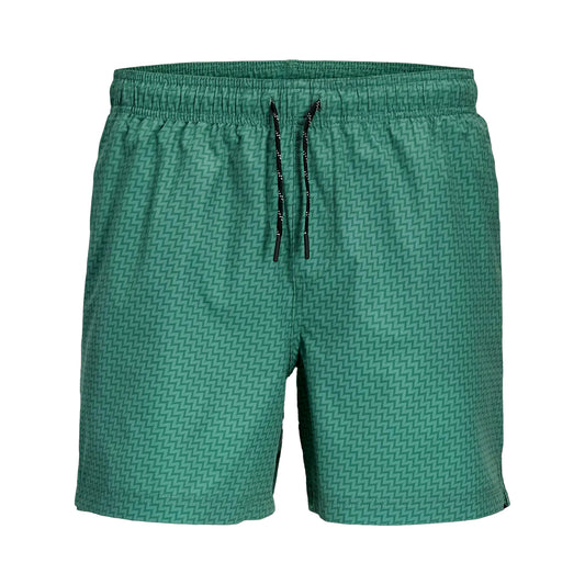 Jack & Jones Maui JJSwim Micro AOP Mallard Green  - 12277553MG