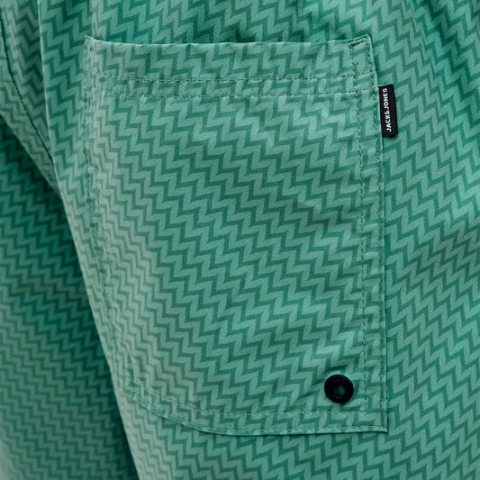 Jack & Jones Maui JJSwim Micro AOP Mallard Green  - 12277553MG