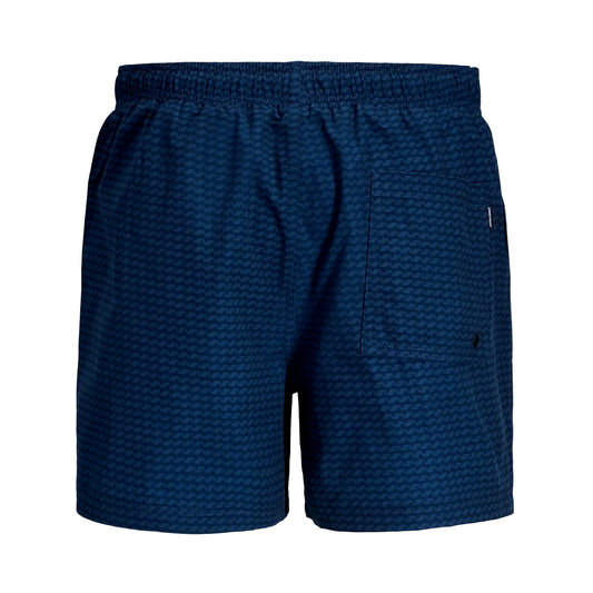 Jack & Jones Maui JJSwim Micro AOP Navy Blazer  - 12277553NB