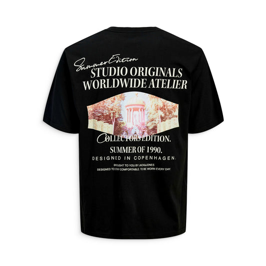 Jack & Jones Acapulco Photo Back Tee SS Black  - 12277563B