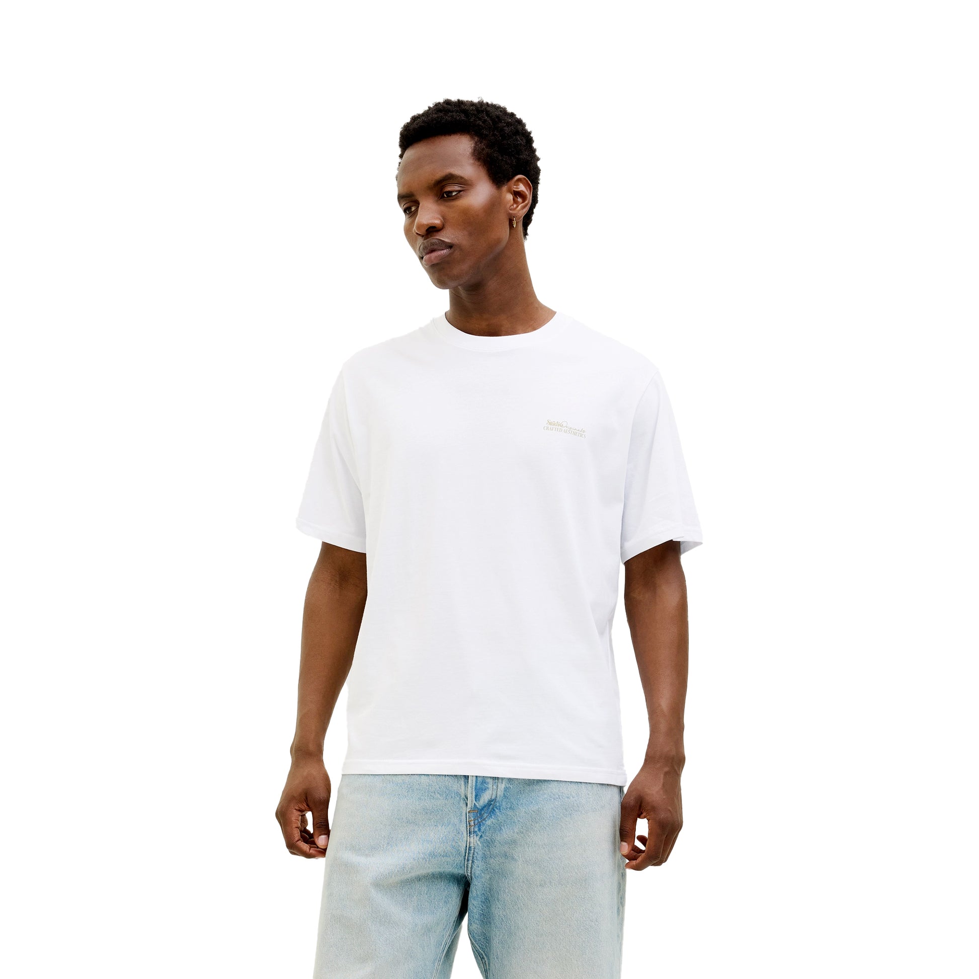 Jack & Jones Acapulco Photo Back Tee SS Bright White  - 12277563BW
