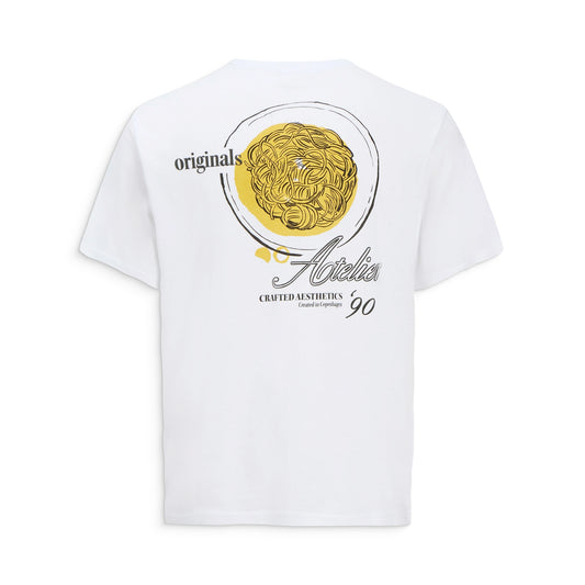 Jack & Jones Hydra Back Sketch Tee SS Bright White  - 12277571BW