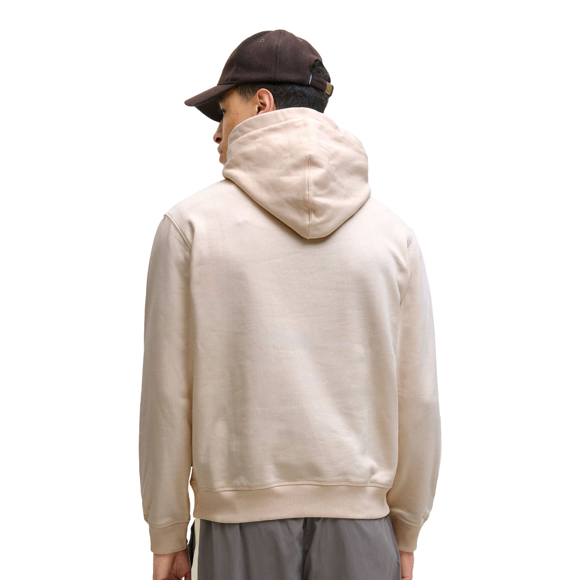 Jack & Jones Norrebro Emb Sweat Hood Antique White  - 12282861AW