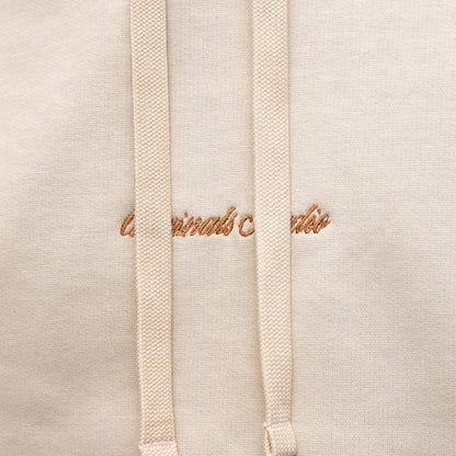 Jack & Jones Norrebro Emb Sweat Hood Antique White  - 12282861AW