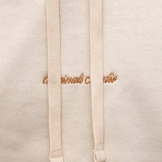 Jack & Jones Norrebro Emb Sweat Hood Antique White  - 12282861AW