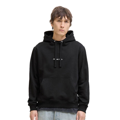 Jack & Jones Norrebro Emb Sweat Hood Black  - 12282861B