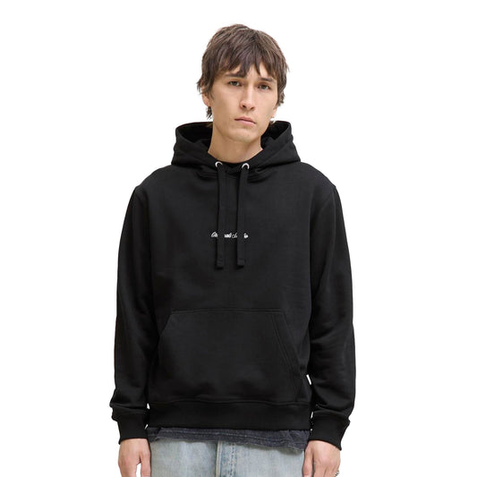 Jack & Jones Norrebro Emb Sweat Hood Black  - 12282861B