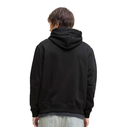 Jack & Jones Norrebro Emb Sweat Hood Black  - 12282861B
