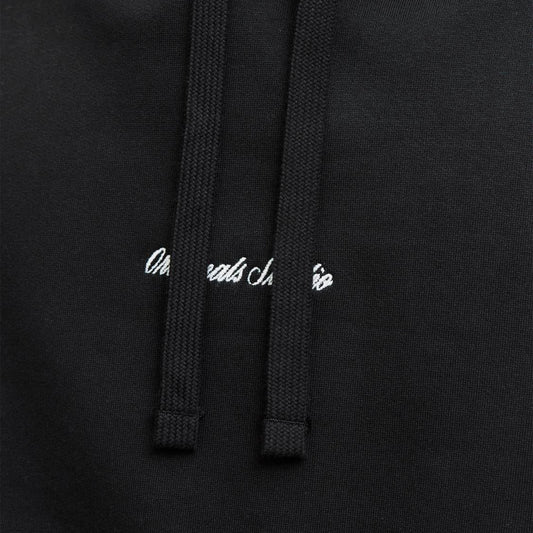 Jack & Jones Norrebro Emb Sweat Hood Black  - 12282861B