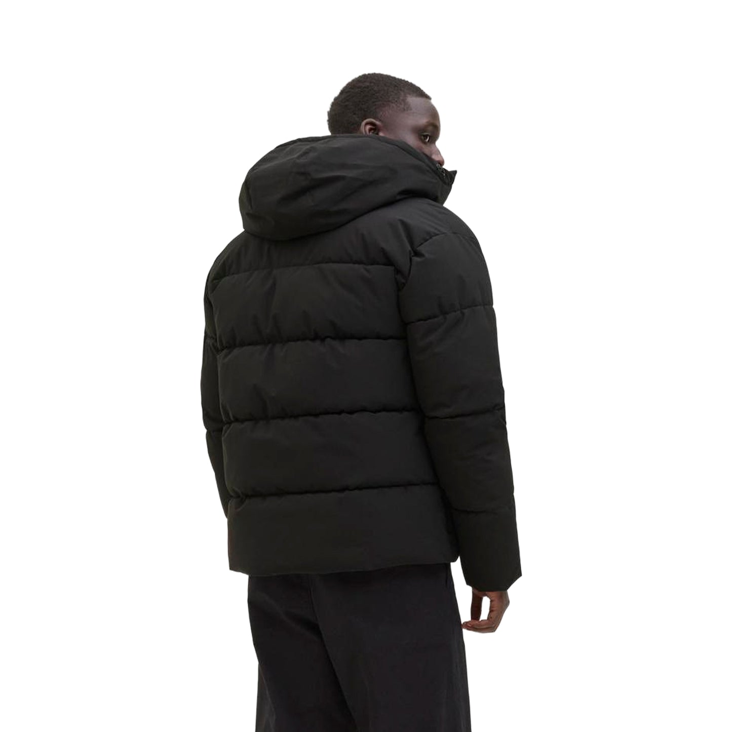 Jack & Jones Global Puffer Jacket Black  - 12283517B