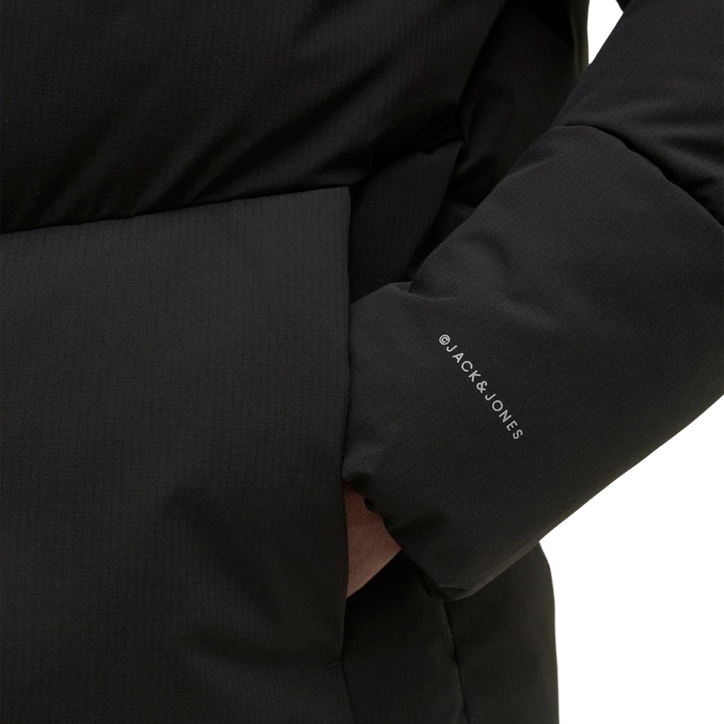 Jack & Jones Global Puffer Jacket Black  - 12283517B