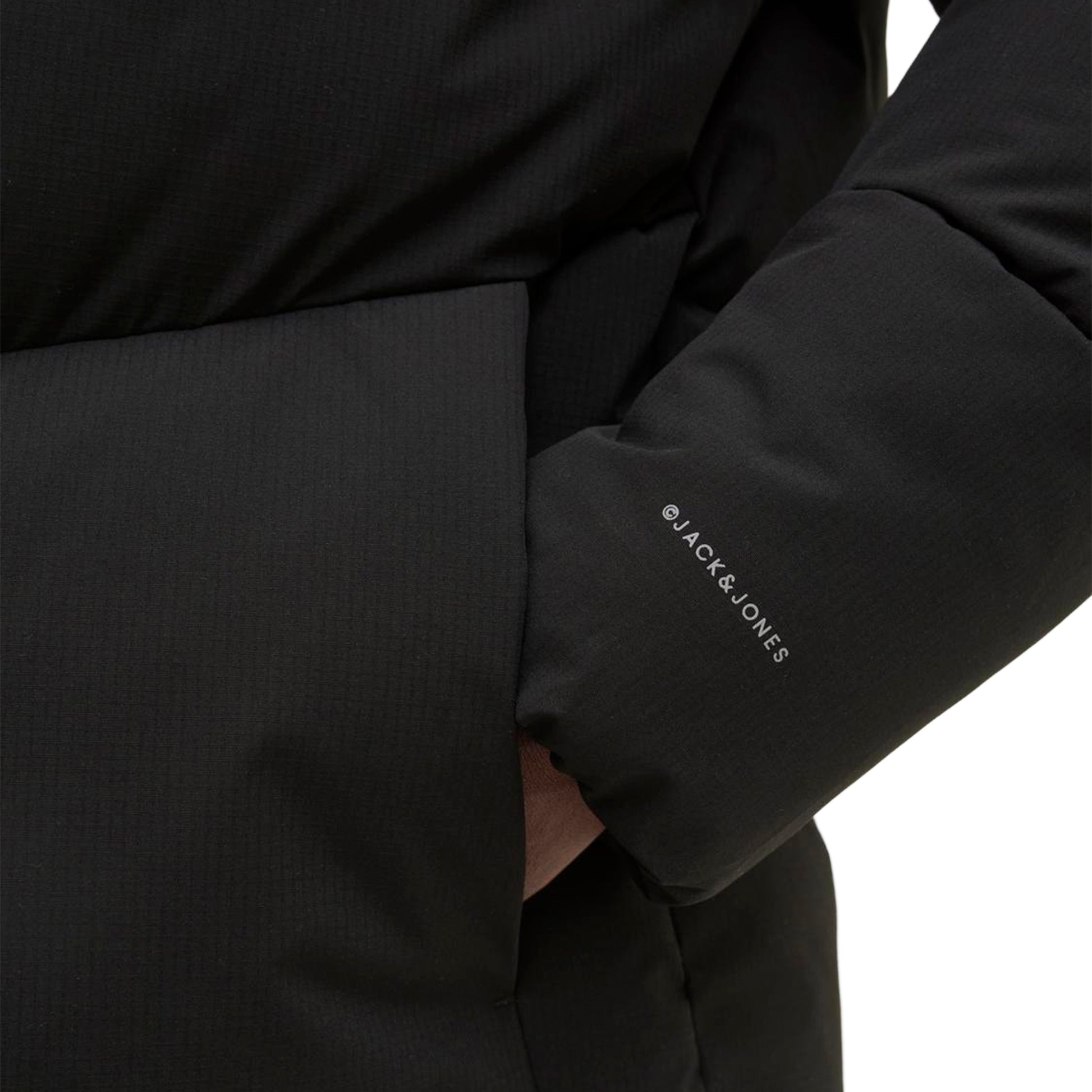 Jack & Jones Global Puffer Jacket Black  - 12283517B