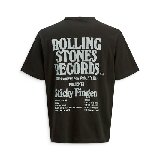 Jack & Jones Stones SS Tee Black  - 12284292B