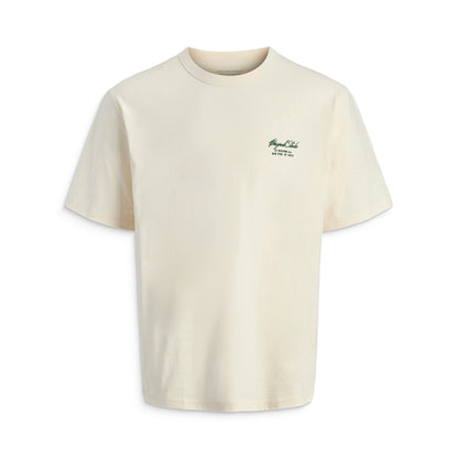 Jack & Jones Bedford Sketched Tee SS Antique White  - 12286077AW