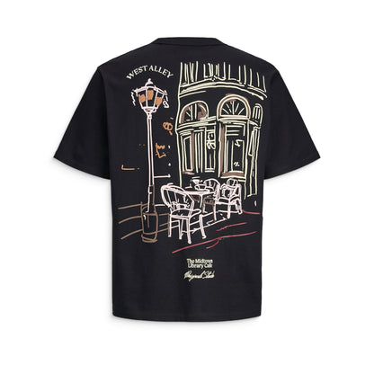 Jack & Jones Bedford Sketched Tee SS Black  - 12286077B