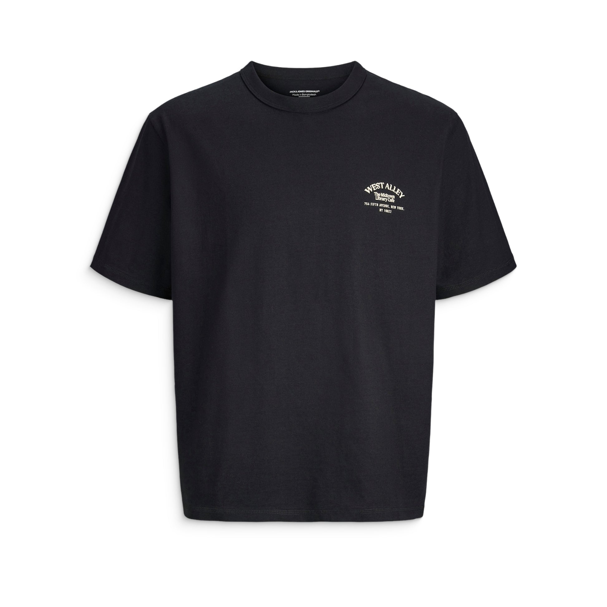 Jack & Jones Bedford Sketched Tee SS Black  - 12286077B