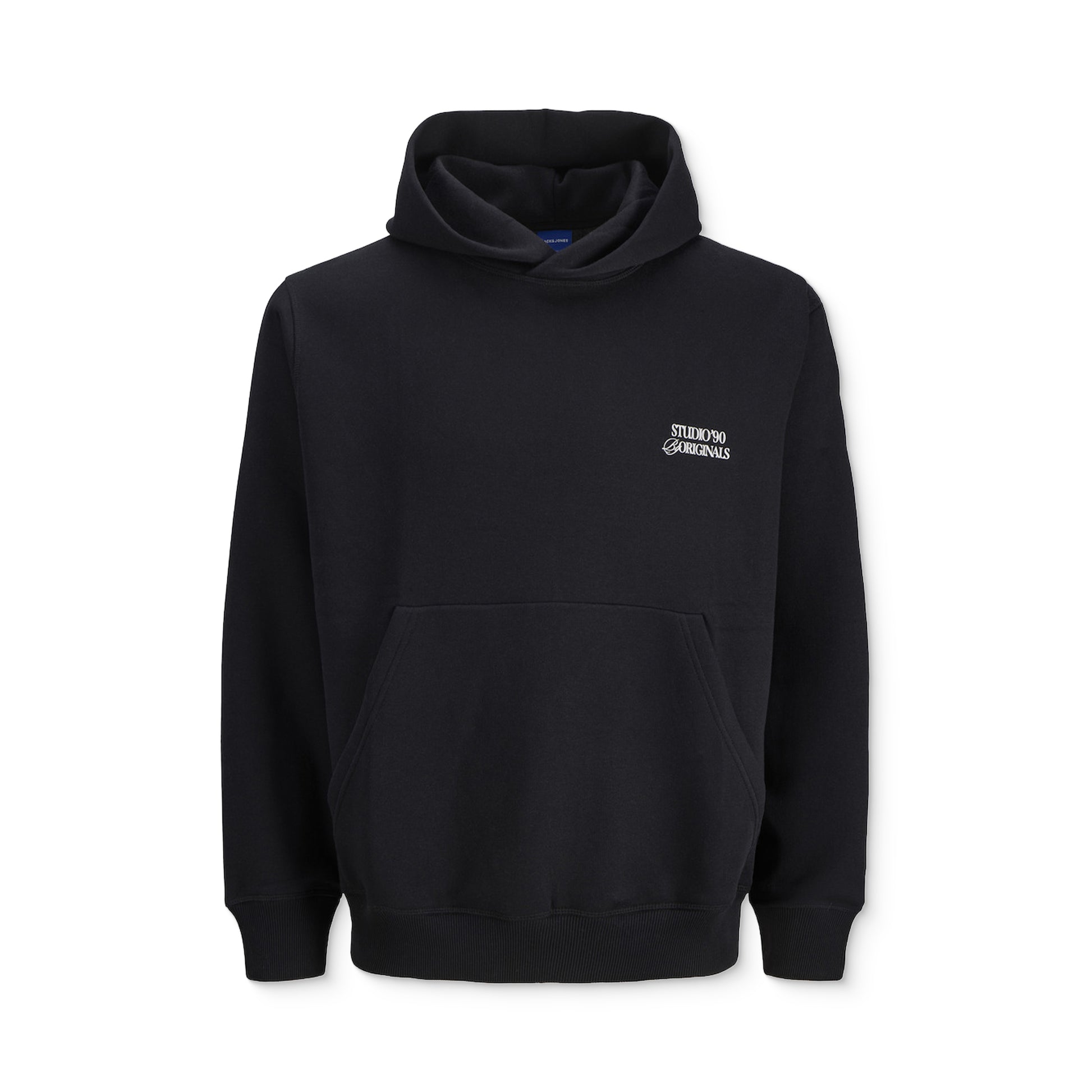 Jack & Jones Grand Midtown Sweat Hood Black  - 12286153B