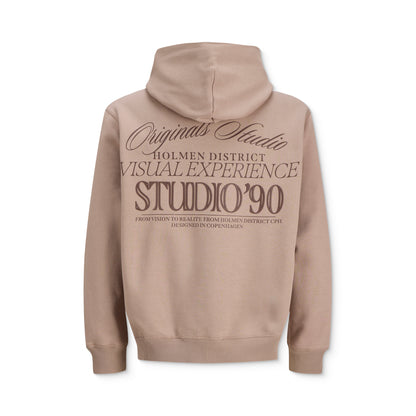 Jack & Jones Grand Midtown Sweat Hood Mocha Meringue  - 12286153MM