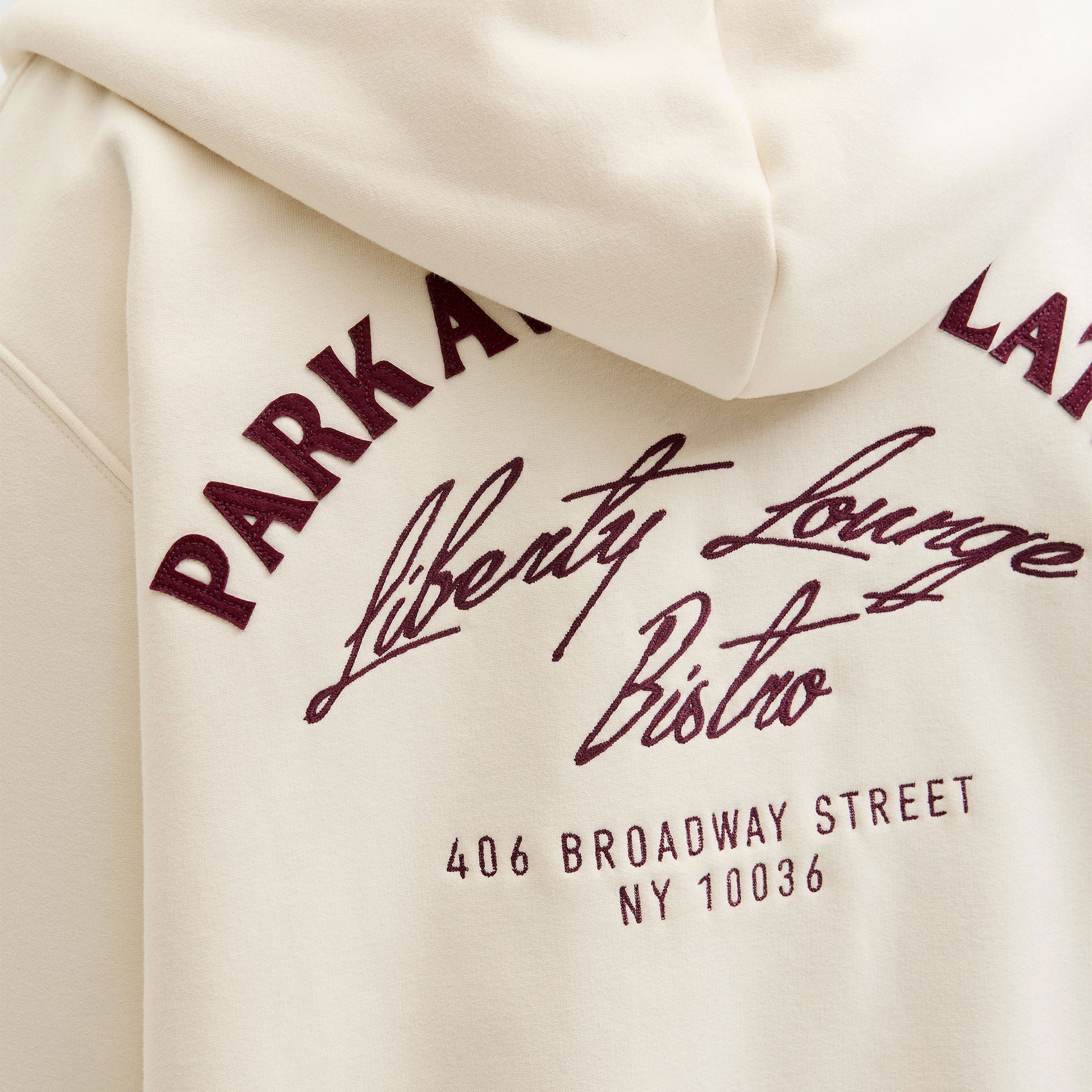 Jack & Jones Bedford Sweat Zip Hood Antique White  - 12286637AW