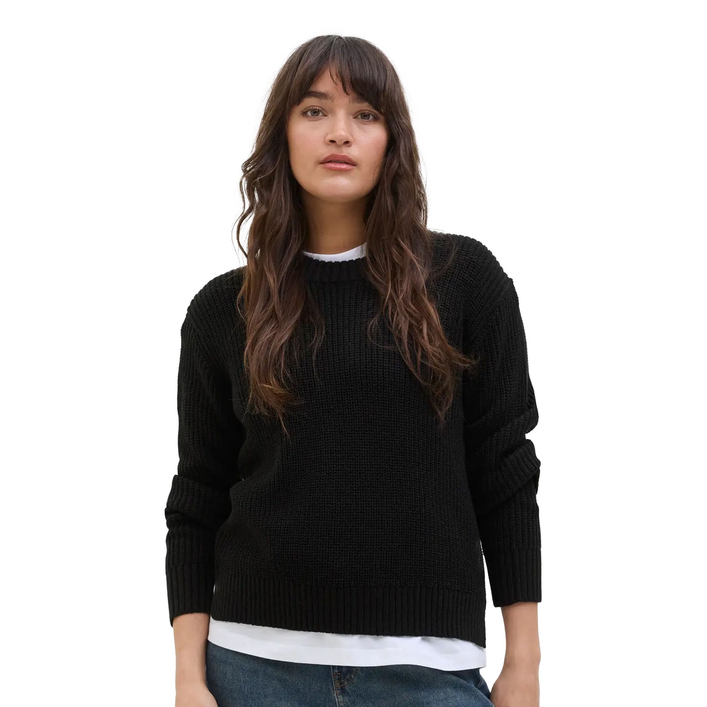 JJXX Global Crew Neck Knit Black  - 12288012B