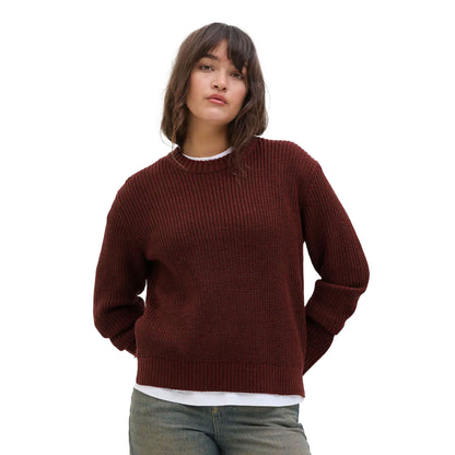 JJXX Global Crew Neck Knit Cabernet  - 12288012C