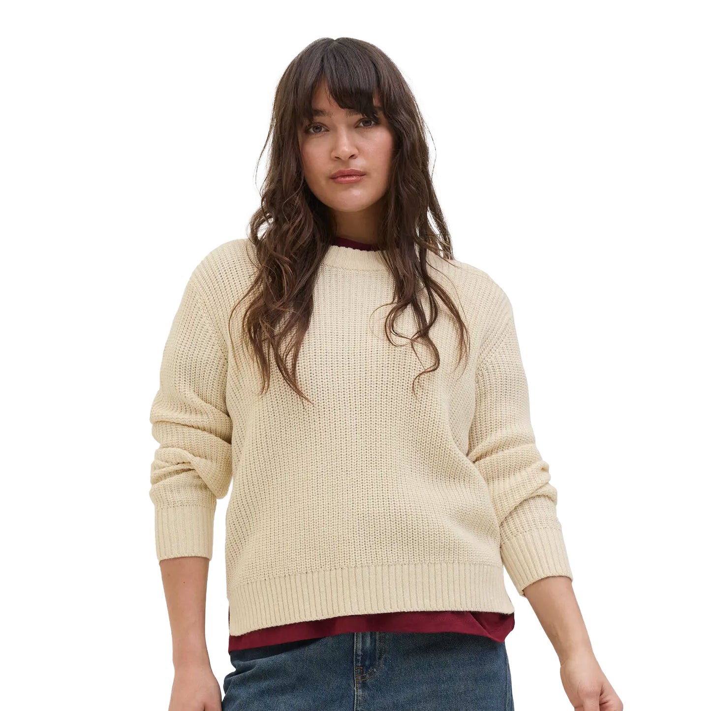 JJXX Global Crew Neck Knit Moonbeam  - 12288012M