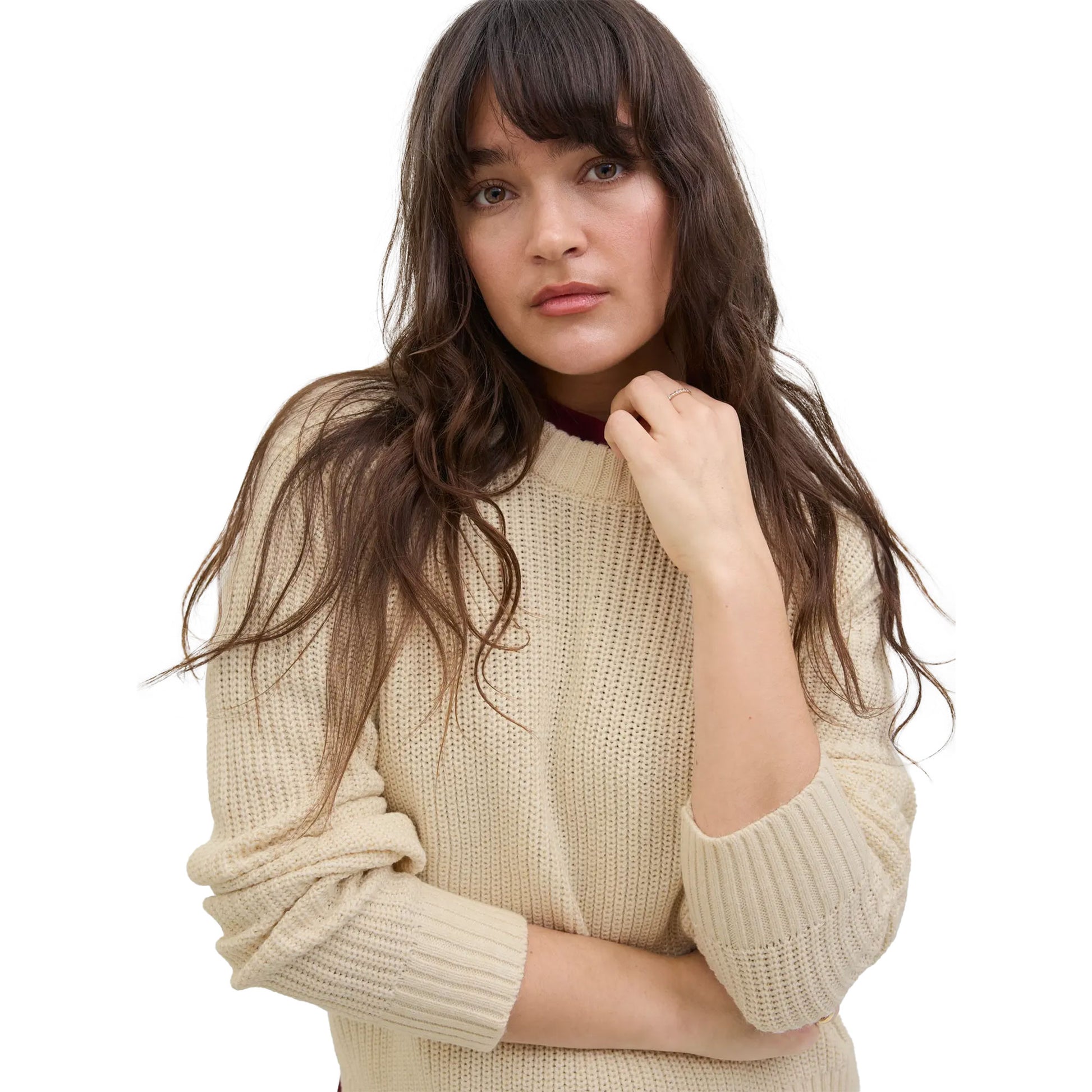 JJXX Global Crew Neck Knit Moonbeam  - 12288012M