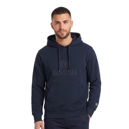 Jack & Jones Frederiksberg Monogram Sweat Hood Sky Captain  - 12300022SC