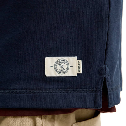 Jack & Jones Frederiksberg Blocking Sweat Polo Sky Captain  - 12300045SC