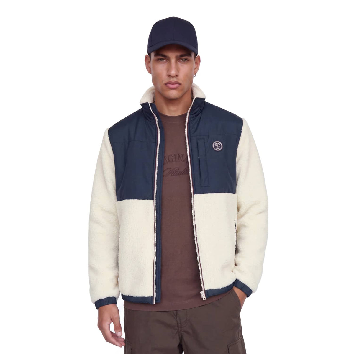 Jack & Jones Frederiksberg Teddy Jacket Sky Captain  - 12300507SC