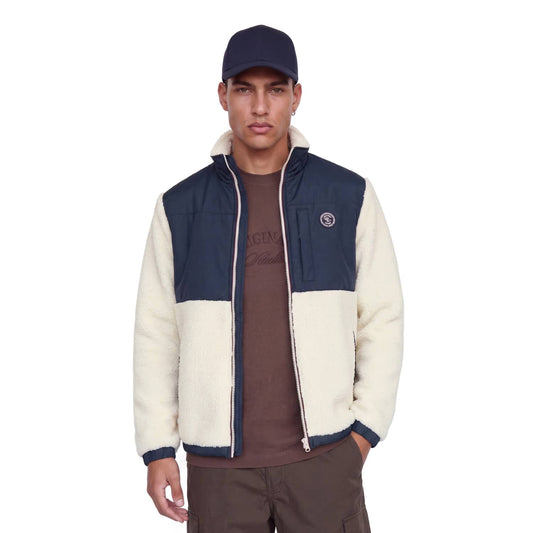 Jack & Jones Frederiksberg Teddy Jacket Sky Captain  - 12300507SC