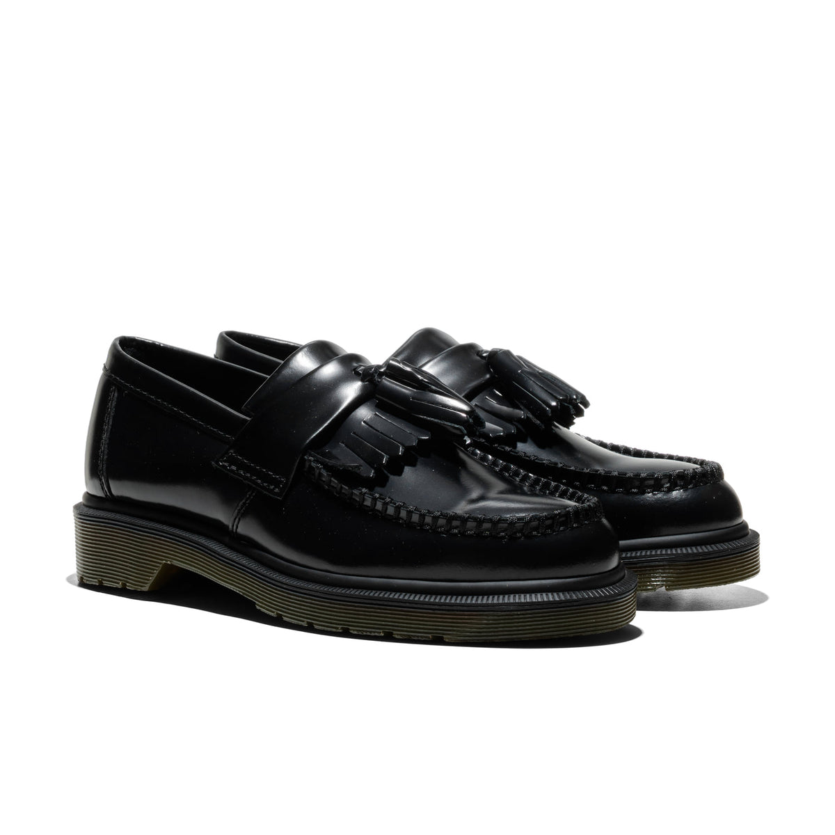 Dr. Martens Adrian Smooth Leather Tassel Loafers Black  - 14573001
