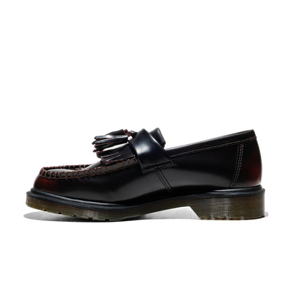 Dr. Martens Adrian Arcadia Leather Tassel Loafers Cherry Red  - 14573601