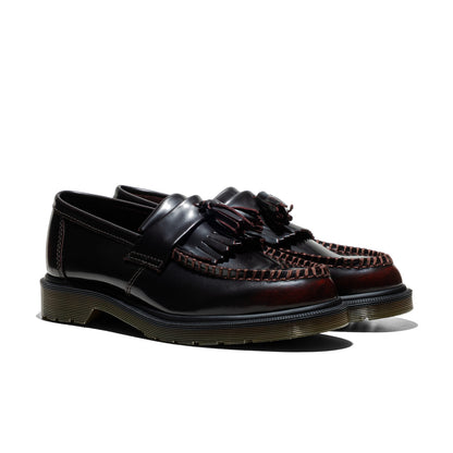 Dr. Martens Adrian Arcadia Leather Tassel Loafers Cherry Red  - 14573601