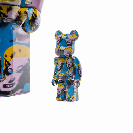 Medicom Toy 100%+400% Andy Warhol´s Marilyn Monroe Be@rbrick  - 14WAMARILYN