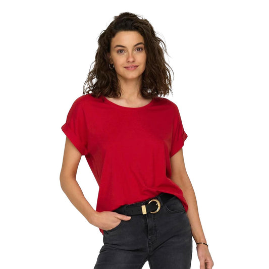 Only Moster S/S O-Neck Top Lychee  - 15106662L