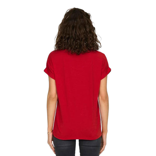 Only Moster S/S O-Neck Top Lychee  - 15106662L