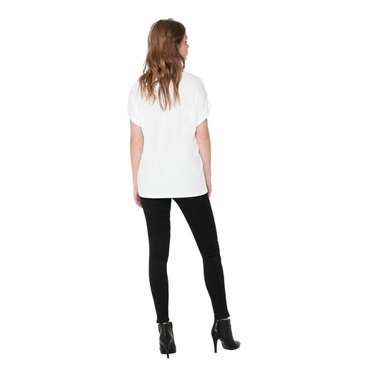 Only Moster S/S O-Neck Top White  - 15106662W