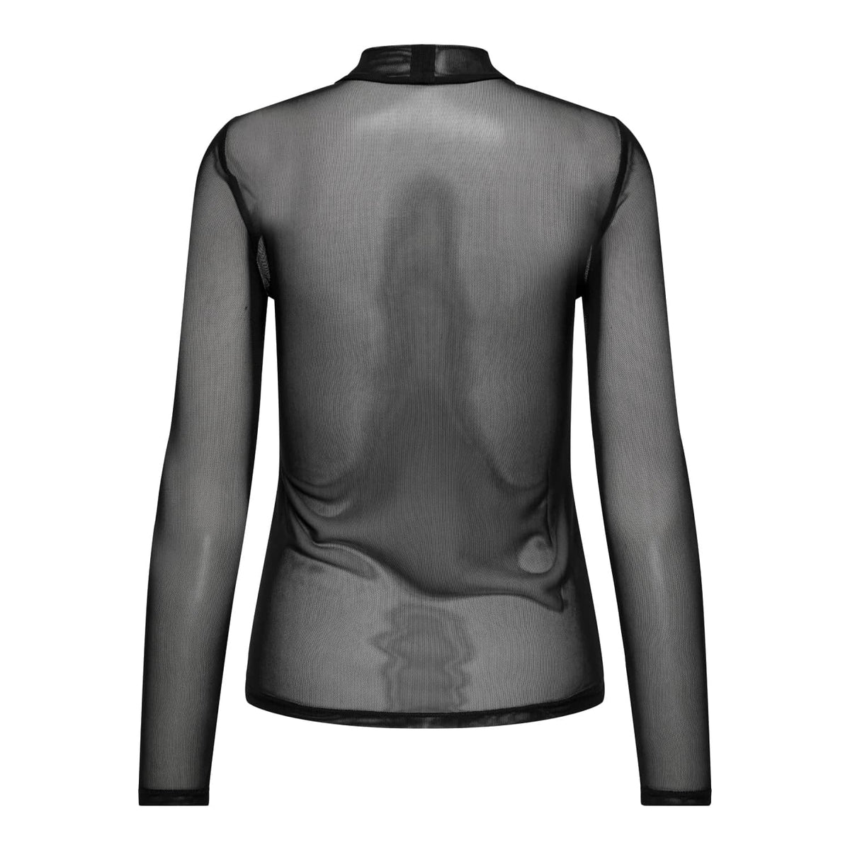 Only Erica Mesh L/S Top Black  - 15141298B