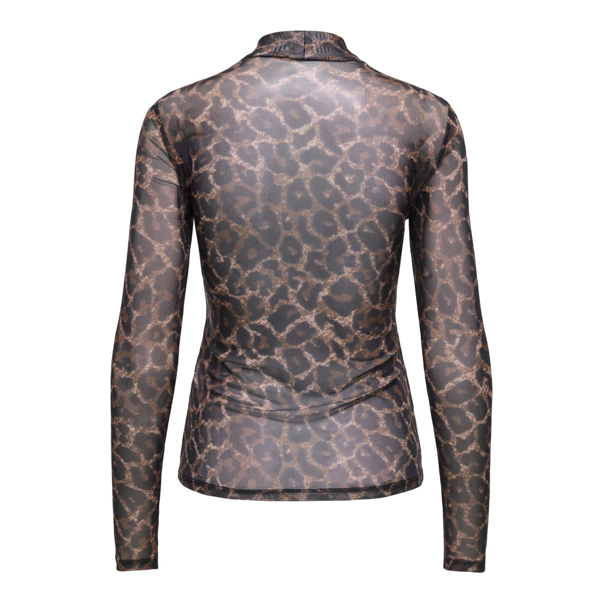 Only Erica Mesh L/S Top Raw Umber  - 15141298RU