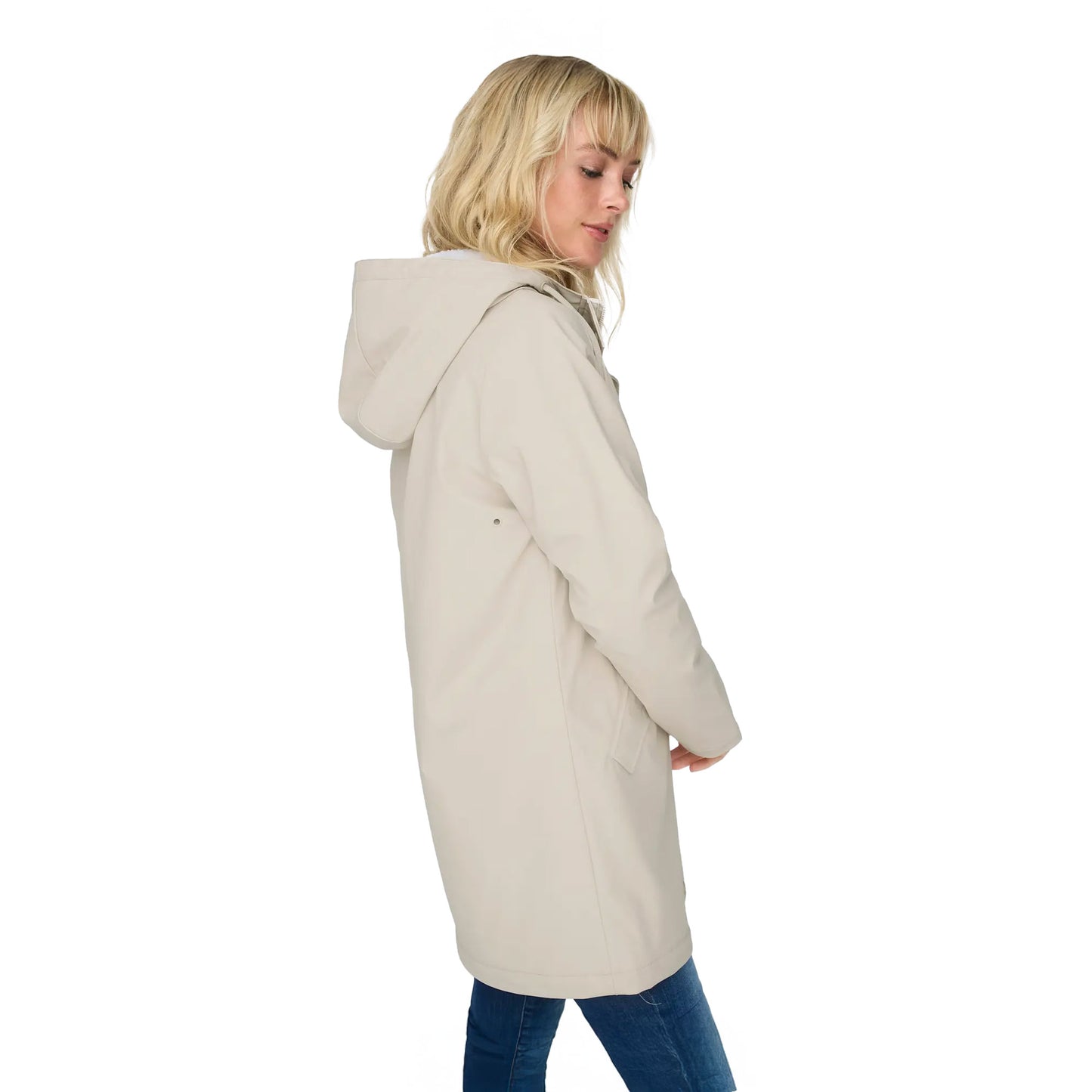 Only Sally Raincoat Oatmeal  - 15206116O
