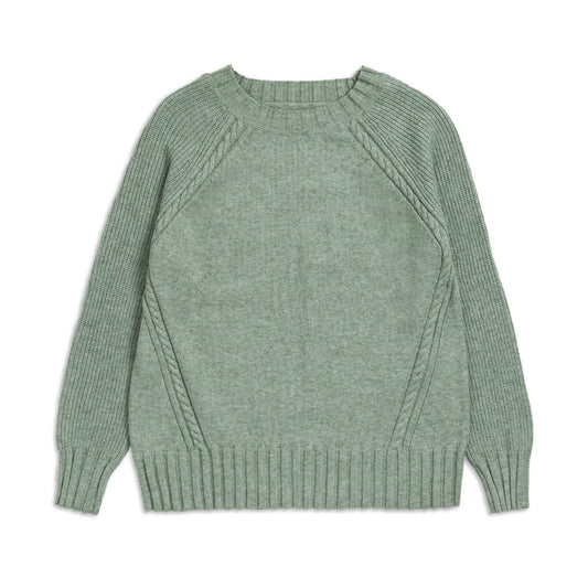 Only Sandy L/S Pullover CC Knit Hedge Green  - 15206751HG