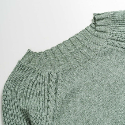 Only Sandy L/S Pullover CC Knit Hedge Green  - 15206751HG
