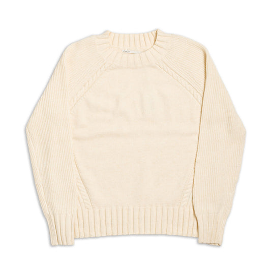 Only Sandy L/S Pullover CC Knit Whitecap Grey  - 15206751WG