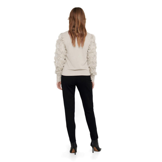 JDY Fairview L/S Sweat Whitecap Gray  - 15220558WG