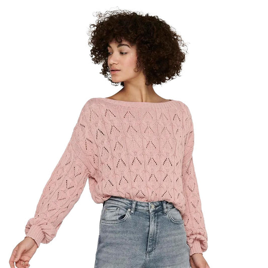 Only Brynn Life Structure L/S Pullover Knit Adobe Rose  - 15222853AR