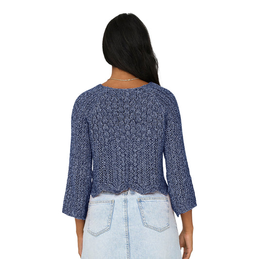 Only Nola 3/4 Pullover Knit India Ink  - 15233173II