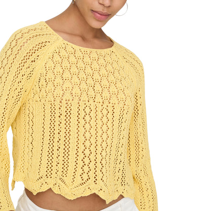 Only Nola 3/4 Pullover Knit Sunlight  - 15233173S