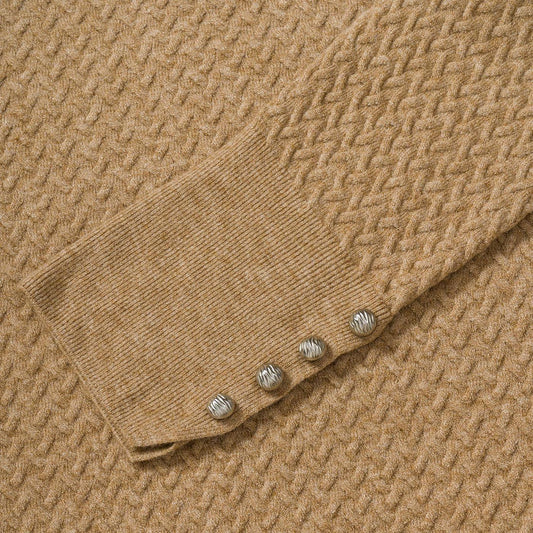 Only Lorena L/S Rollneck Pullover Knit Tannin  - 15239563T